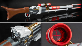 Nerf's Biggest <i>Mandalorian</i> Blaster Won't Let You Disintegrate a Jawa, But It's Cool